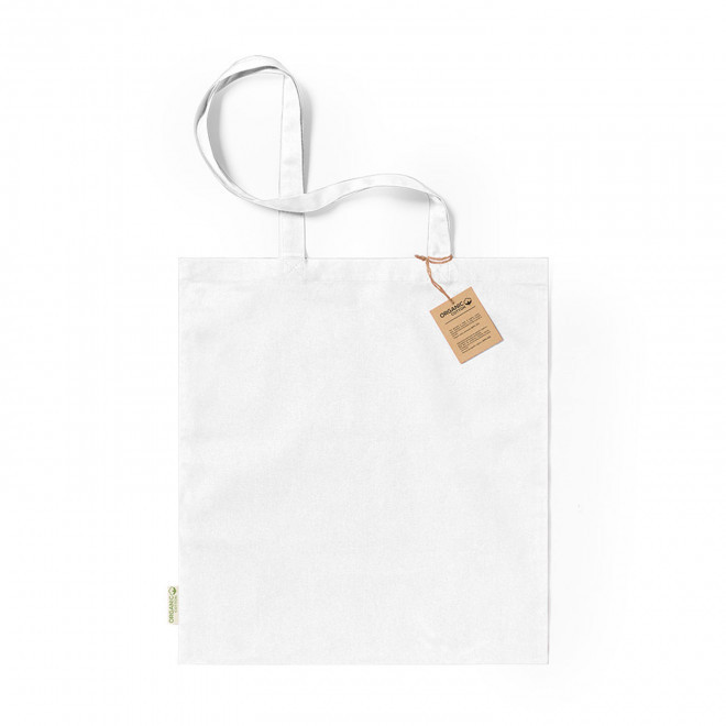 SAC COTON PERSONNALISABLE 140G/M² 'SUNDO BIO' - blanc