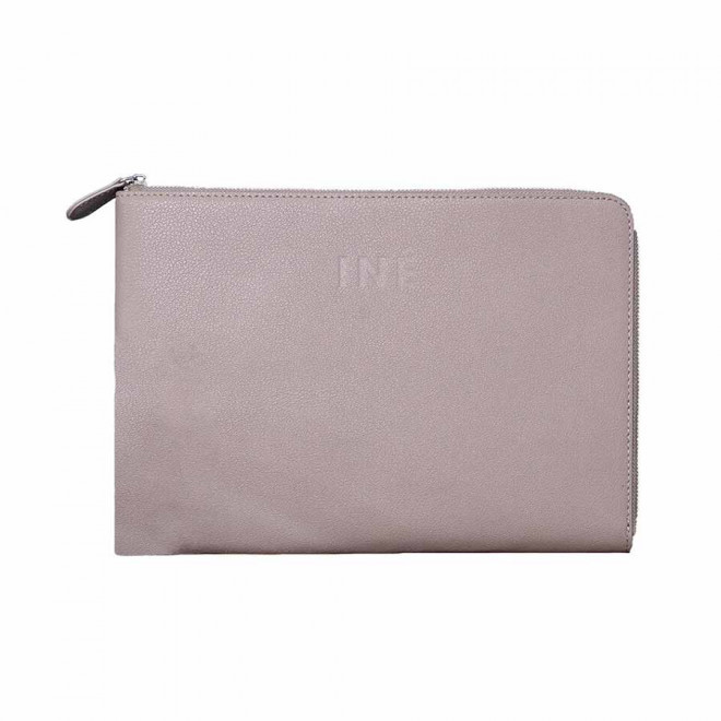 POCHETTE PERSONNALISÉE 'LAMI' - taupe