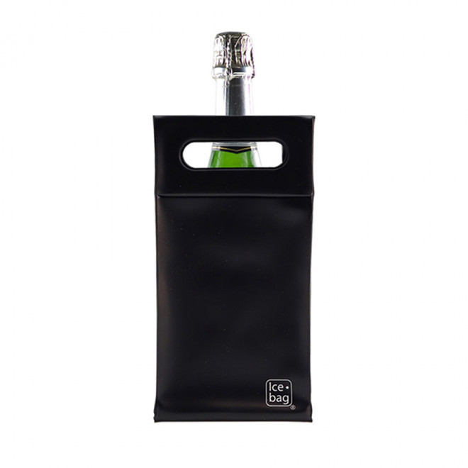 ÉTUI RAFRAICHISSEUR PERSONNALISÉ 'ICE.BAG® SQUARE' - noir mat