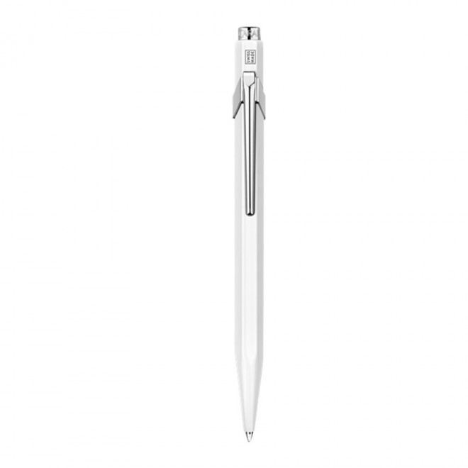 STYLO PERSONNALISÉ À BILLE CARAN D'ACHE® 'CLASSIC LINE' - blanc