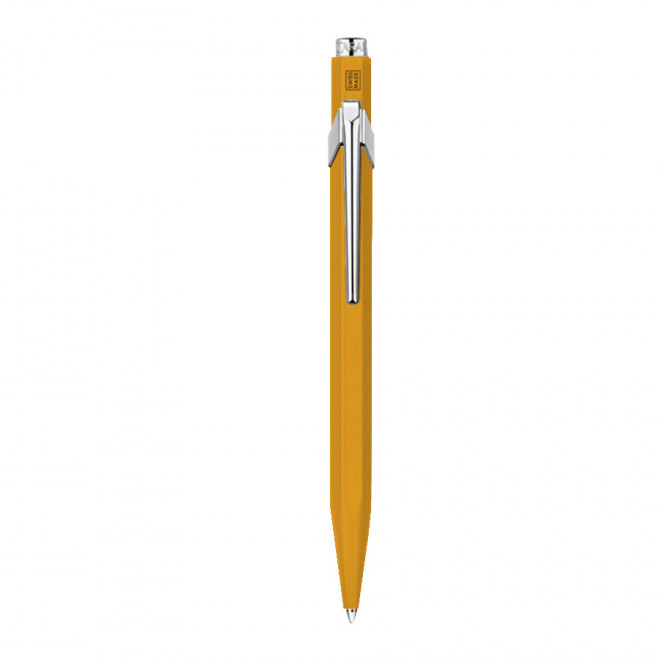 STYLO PERSONNALISÉ À BILLE CARAN D'ACHE® 'CLASSIC LINE' - orange fluo
