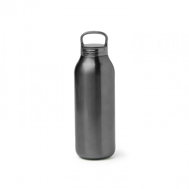 BOUTEILLE ISOTHERME 500ML PERSONNALISABLE 'TAXBON' - noir