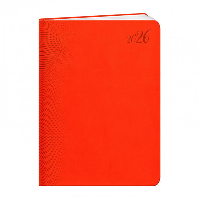 AGENDA PERSONNALISÉ 2026 PERSONNALISABLE 'PHARO' - rouge