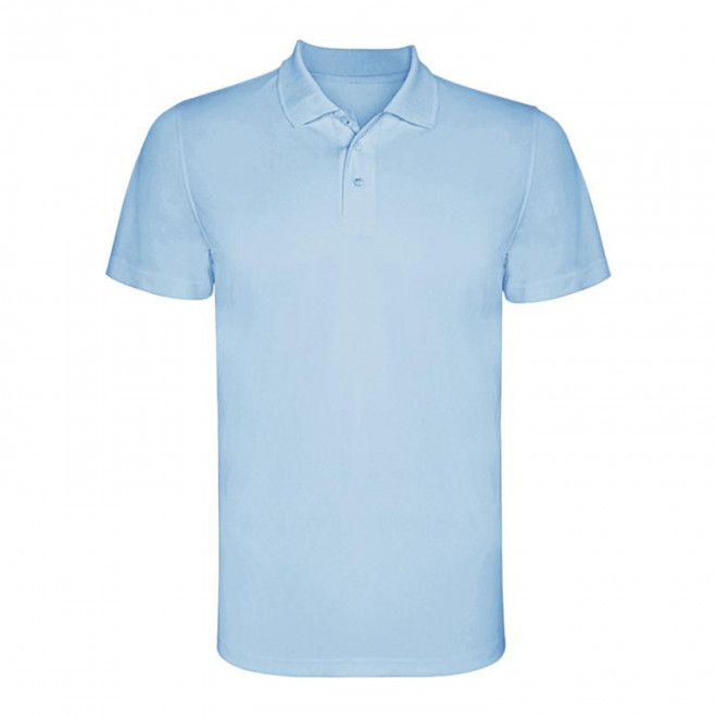 RAPIDE 4J - POLO SPORT HOMME PERSONNALISE 'MONZHA' - bleu ciel