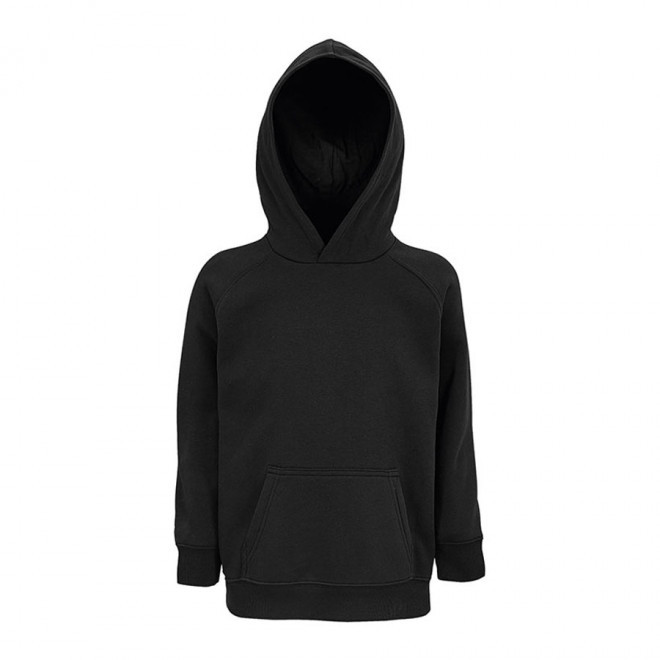 SWEAT-SHIRT ENFANT PERSONNALISÉ CAPUCHE 'STELLAR KIDS' - noir
