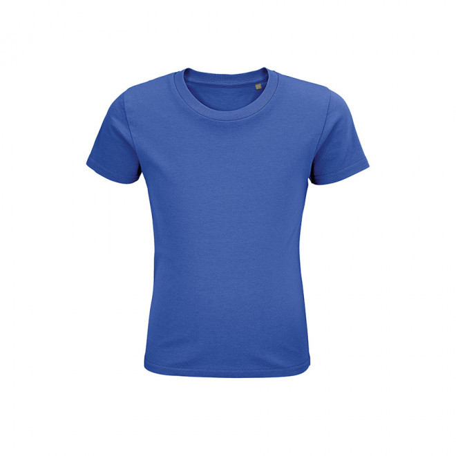 T-SHIRT ENFANT PERSONNALISÉ BIO 'PIONEER KIDS' - bleu royal