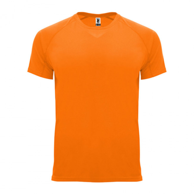 TEE SHIRT SPORT PUBLICITAIRE ENFANT 'ESPORTO' - orange fluo