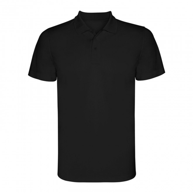 RAPIDE 4J - POLO SPORT ENFANT PERSONNALISE 'MONZHA' - noir