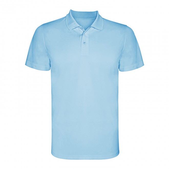 RAPIDE 4J - POLO SPORT ENFANT PERSONNALISE 'MONZHA' - bleu ciel
