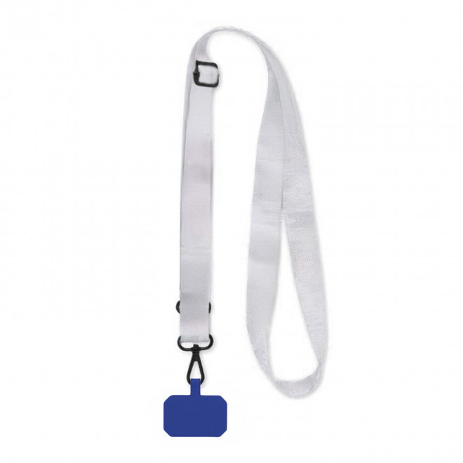 TOUR DE COU TELEPHONE PUBLICITAIRE 'OBLU' - bleu fonce