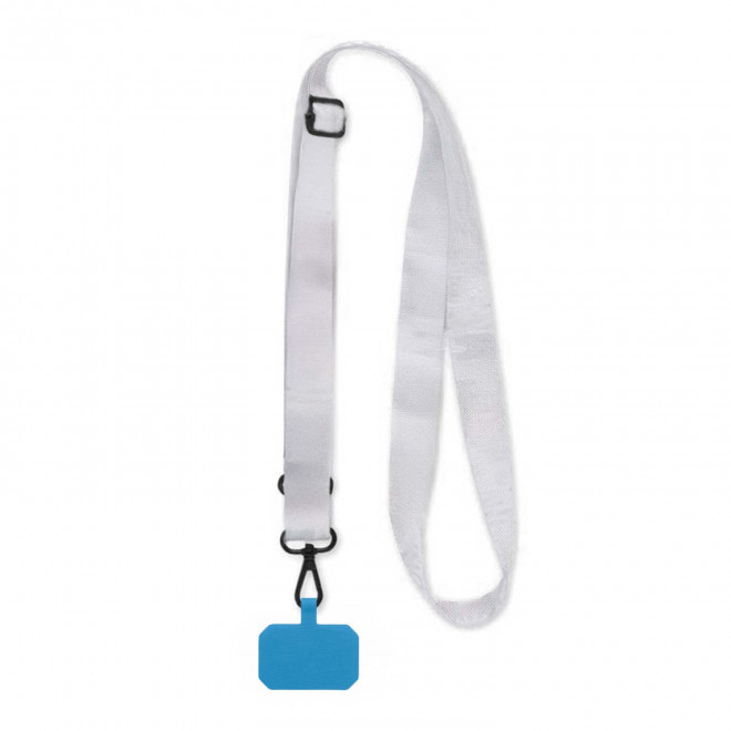 TOUR DE COU TELEPHONE PUBLICITAIRE 'OBLU' - bleu