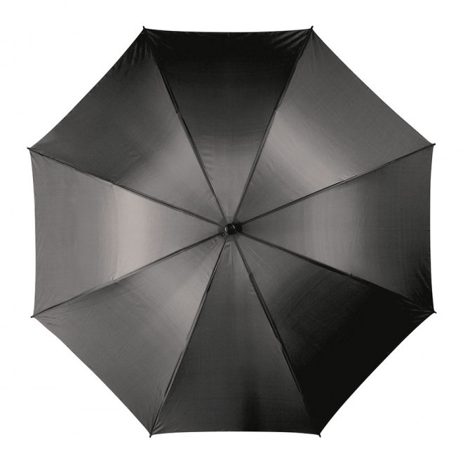 RAPIDE 4 JOURS - PARAPLUIE PUBLICITAIRE GOLF MANCHE DROIT 'GLENMORE'  - noir