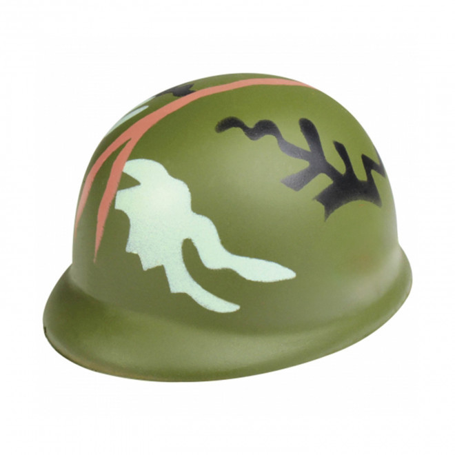 CASQUE ANTISTRESS PERSONNALISABLE 'STRESSKOOL ARMY' - vert militaire