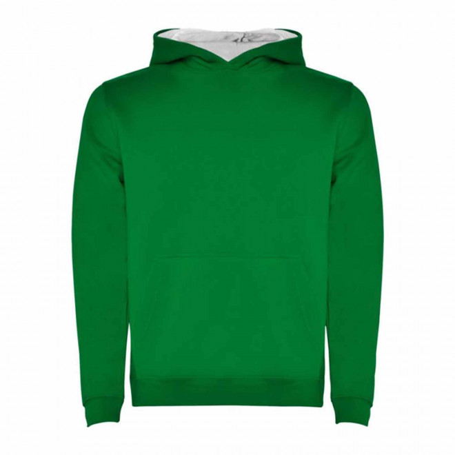 SWEAT SHIRT CAPUCHE PERSONNALISE 'RAPHAEL KIDS' - vert/blanc
