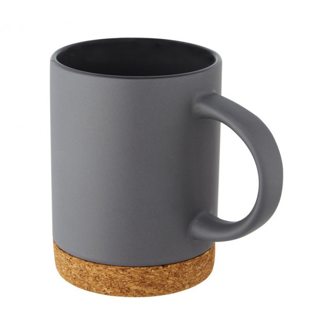 MUG PERSONNALISÉ CÉRAMIQUE BASE LIÈGE 'FINISHER' - gris