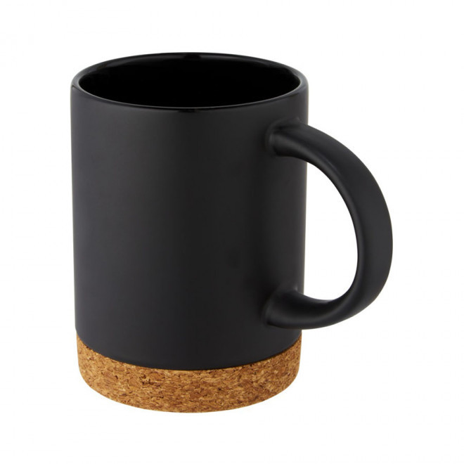MUG PERSONNALISÉ CÉRAMIQUE BASE LIÈGE 'FINISHER' - noir