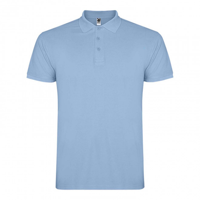 RAPIDE 4J - POLO ENFANT PERSONNALISABLE 'STARLO KIDS' - bleu ciel