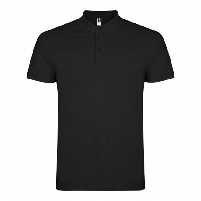 RAPIDE 4J - POLO ENFANT PERSONNALISABLE 'STARLO KIDS' - noir