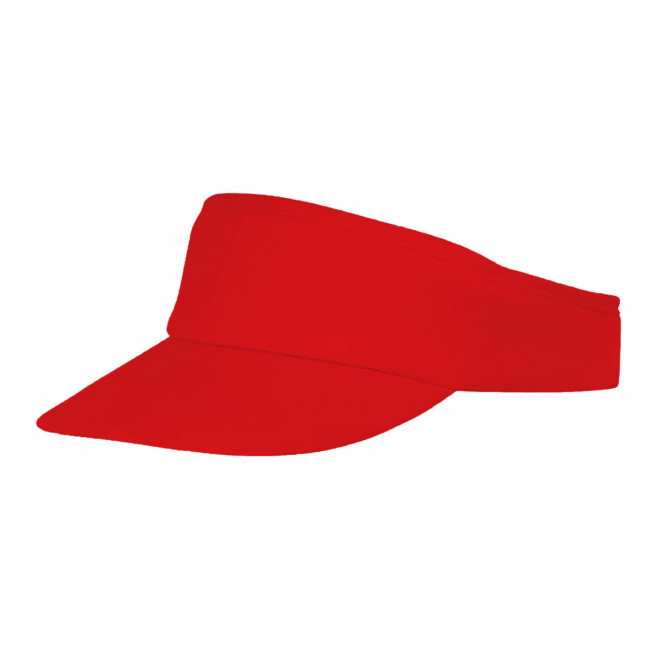 VISIÈRE PERSONNALISABLE  'BOGEY' - rouge