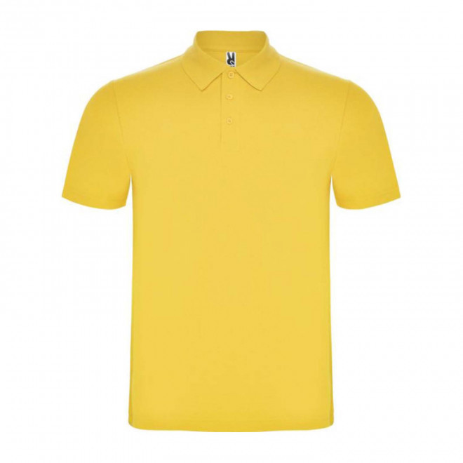 RAPIDE 4J - POLO MIXTE COULEUR PERSONNALISE 'ASTRALO' 180G/M2 - jaune