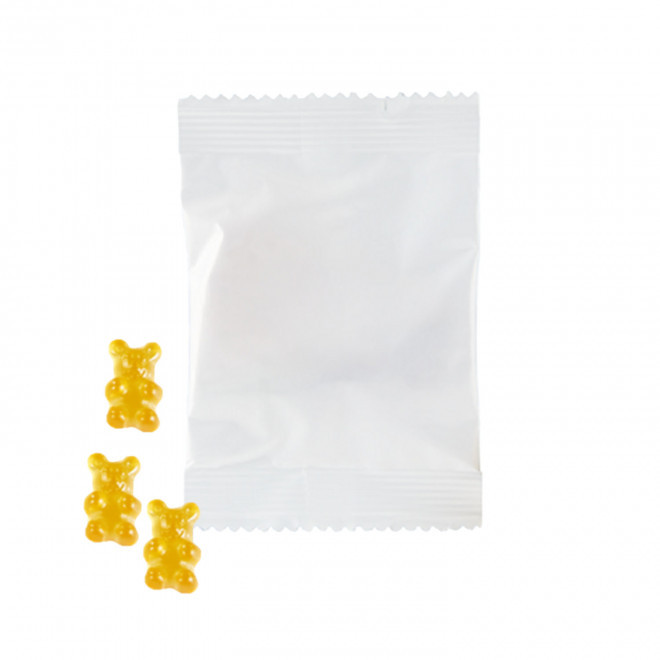 BONBONS GOMME DE FRUIT PERSONNALISEE 'WINNY UNI' - orange