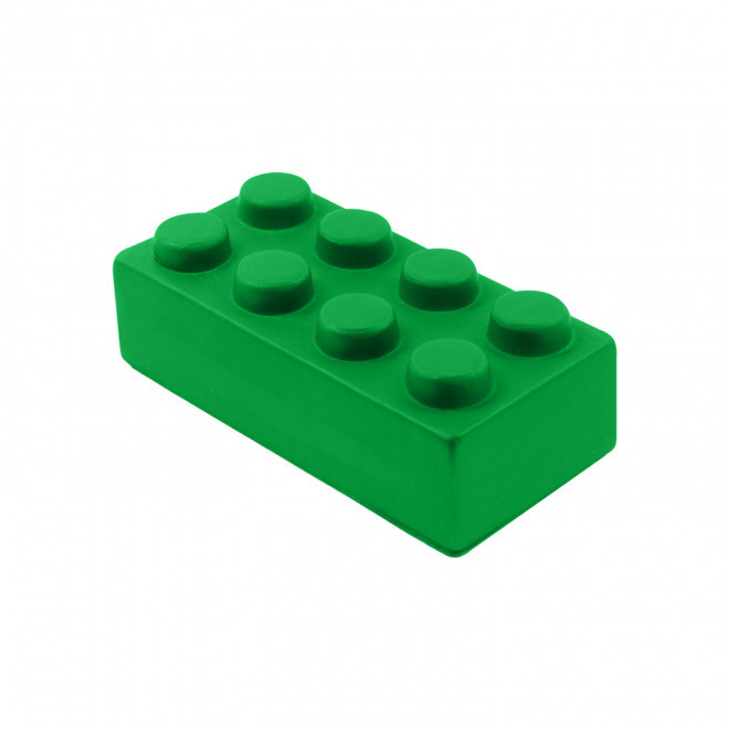 ANTISTRESS METIER PERSONNALISE 'STRESSKOOL BRIQUE' - vert