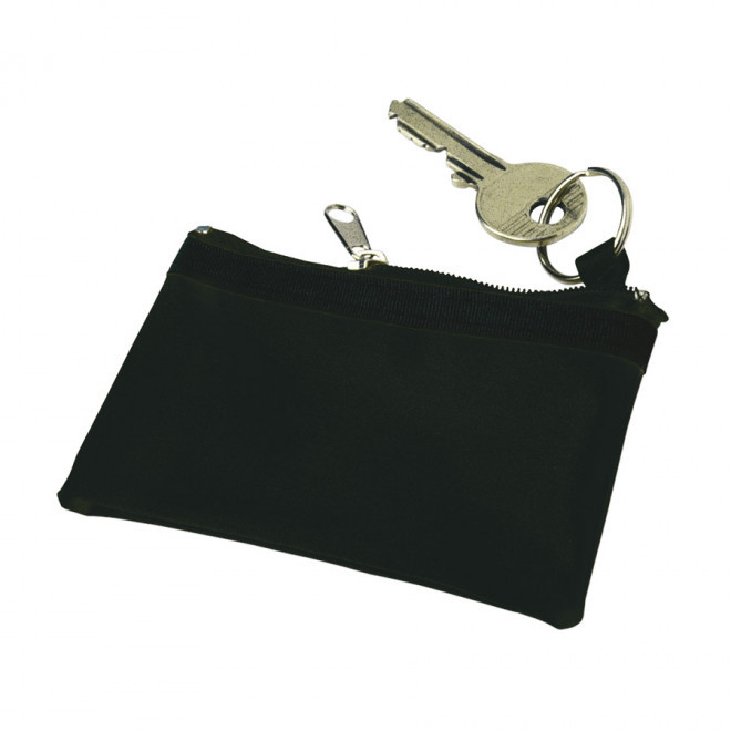 PORTE-MONNAIE/PORTE-CLES PUBLICITAIRE 'CADIX' - noir