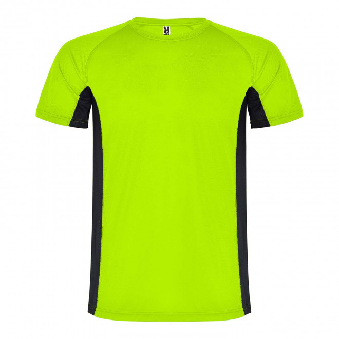 TEE-SHIRT DE SPORT ENFANT PERSONNALISABLE 'SHANGHAI' - vert/noir