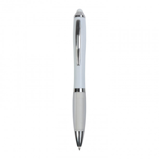 STYLO POUR ECRAN TACTILE PERSONNALISABLE 'NASH BLANCO' - blanc