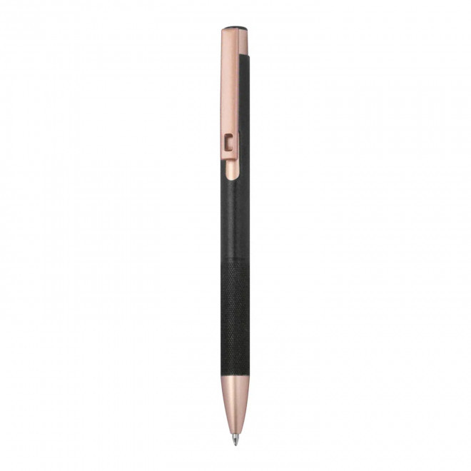 STYLO EN ALU RECYCLE PERSONNALISE 'AURORA' - noir