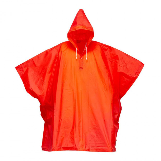 PONCHO IMPERMEABLE PERSONNALISABLE 'BERGO' - rouge