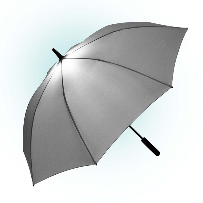 PARAPLUIE TEMPETE AUTO FARE® PERSONNALISABLE 'UMBLIGHT' - blanc