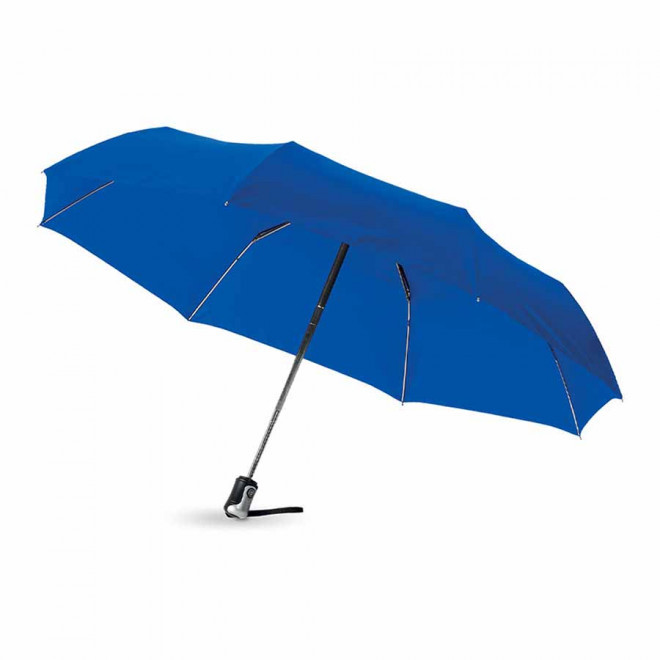 PARAPLUIE PERSONNALISÉ PLIABLE AUTO 'BALMORE' - EXPÉDITION RAPIDE 4 JOURS - bleu royal