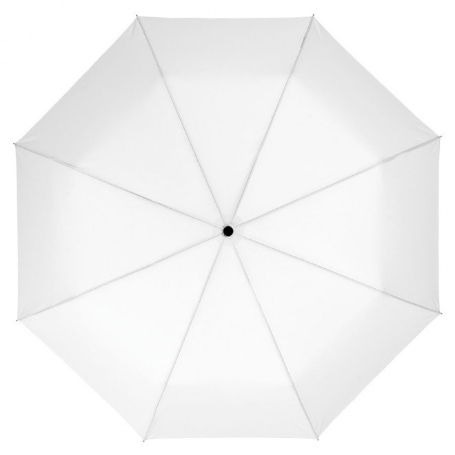 PARAPLUIE PLIABLE PUBLICITAIRE 'WESTPORT' - EXPEDITION RAPIDE 4 JOURS - blanc