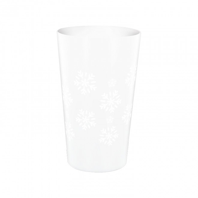 GOBELET MIF 30CL PERSONNALISABLE 'CUPY NOEL' - blanc opaque