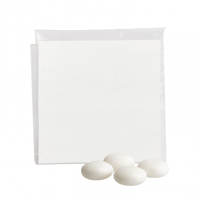 SACHET DE BONBONS PERSONNALISABLE 'NARIKA' - blanc