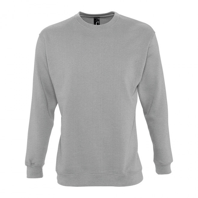 SWEAT-SHIRT MIXTE PUBLICITAIRE 'NEW SUPREME' 280 GR/M² - gris chiné