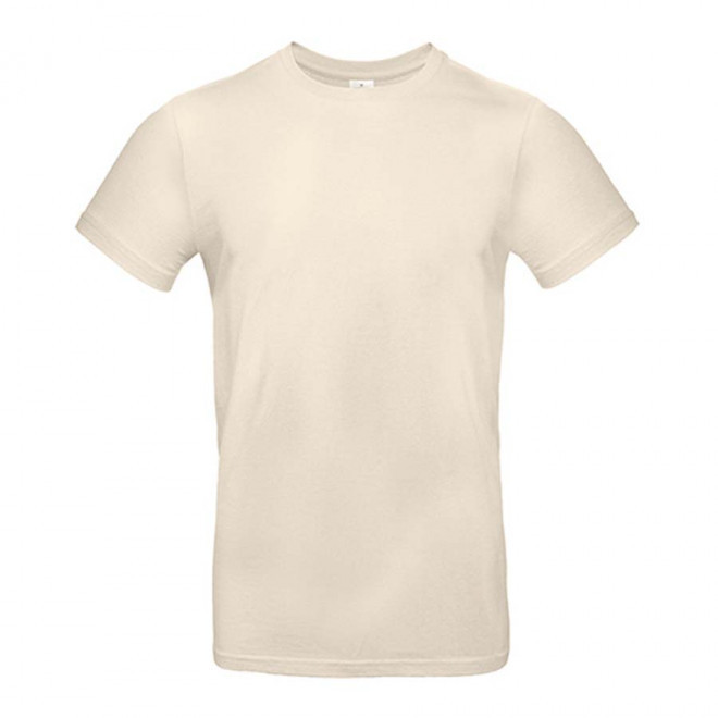 TEE-SHIRT PERSONNALISÉ COL ROND HOMME B&C® 'PALTO 185' - natural