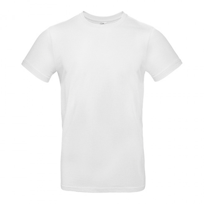 TEE-SHIRT PERSONNALISÉ BLANC COL ROND H B&C® 'PALTO 185' - blanc