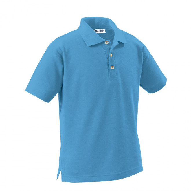 POLO PUBLICITAIRE ENFANT 'SUMMER KIDS' 170 GR/M² - bleu ciel