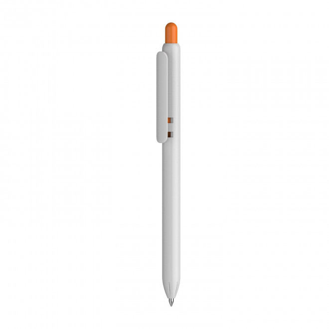 STYLO PERSONNALISE 'IRIS WHITE' - orange