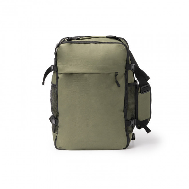 SAC A DOS CABINE RPET PERSONNALISE 'FOXILO' - vert fonce