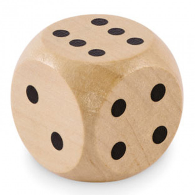 DE EN BOIS PERSONNALISABLE 'DEBO 3 CM' - bois brun