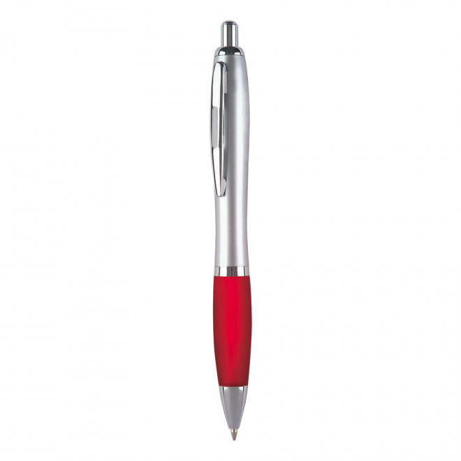 STYLO PUBLICITAIRE 'RIOSATIN' MINE BLEUE - rouge