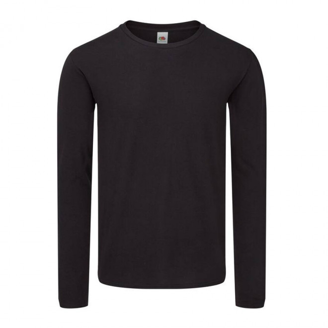 TEE-SHIRT PERSONNALISÉ MANCHES LONGUES 'ICONIC 150 T ML' - noir