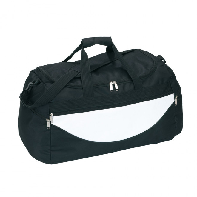 SAC DE SPORT ET VOYAGE PERSONNALISÉ 'COMPACT' - noir