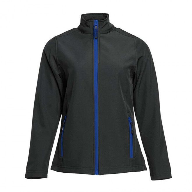 VESTE SOFTSHELL PERSONNALISEE FEMME PEN DUICK® 'MAGELLAN' - black/royal