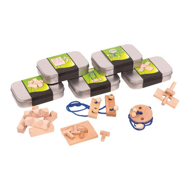 SET DE 5 JEUX D'AGILITÉ PERSONNALISABLE 'BRAINY' - argent