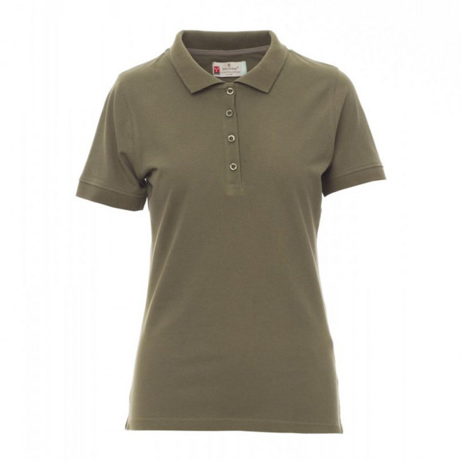POLO PERSONNALISABLE FEMME PAYPER® 'VENICE' - vert militaire