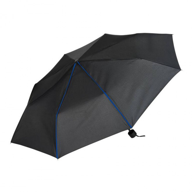 MINI PARAPLUIE PERSONNALISABLE  'BURFORD' - black/royal